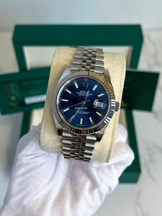 Rolex Date just 36 Bright blue dial