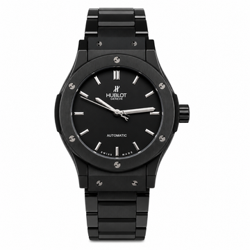 Hublot Automatic Japanese Machine watch (Black with Black Dial)
