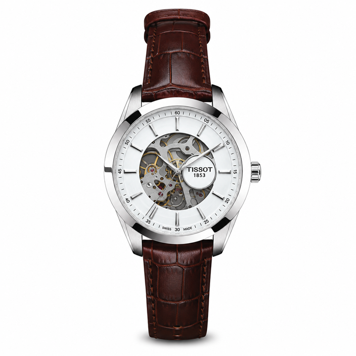 TISSOT 1853 AUTOMATIC PRIMIUM QUILTY LEATHER WATCH