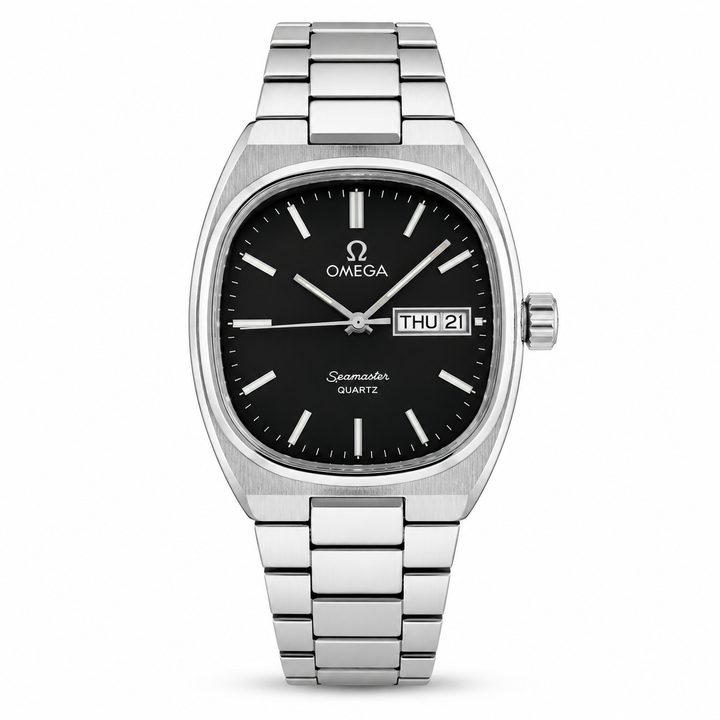 Omega Speedmaster Slim Silver Black Metal Watch