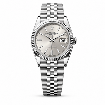 Rolex Date just 36 silver dial