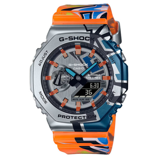 G-shock Gm 2100 Stainless Steel Orange Watch