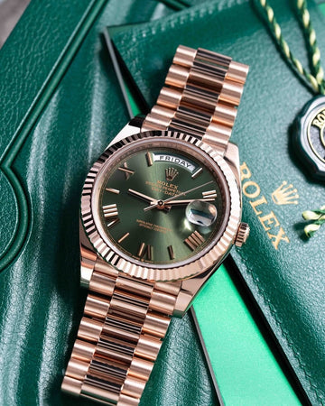 Rolex Oyster Perpetual Day Date Copper Green Dial