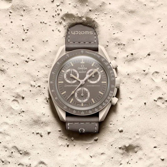 Swatch X Omega Bioceramic Moonswatch Mission To The Moon Earth With Kit