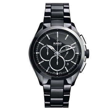 Rado Hyperchrome Stainless Steel Black Silver