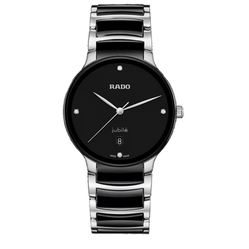 Rado Jubile Stainless Steel Black Silver